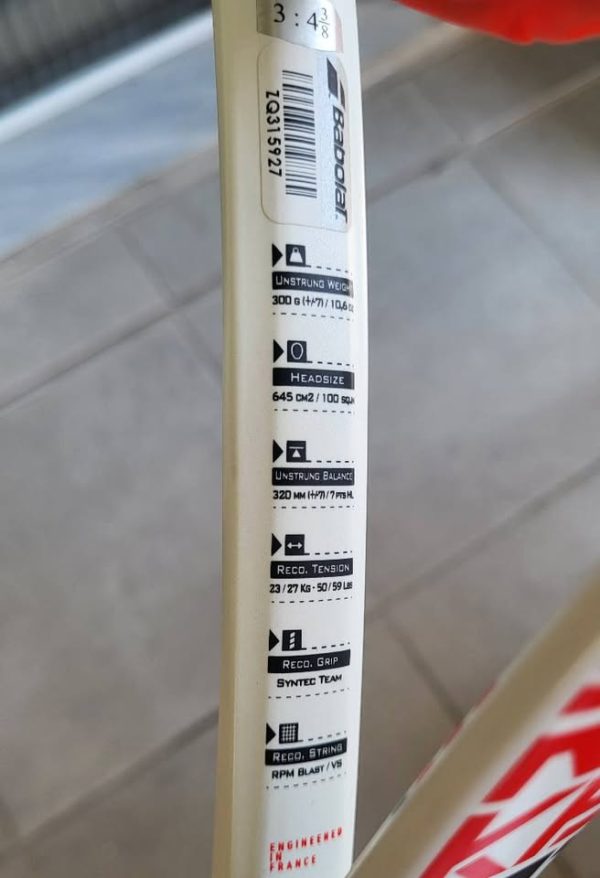 Babolat pure strike 100, 300gr - Image 5
