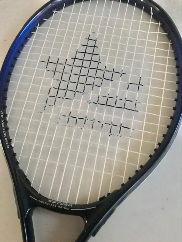 Ρακέτα τέννις ESTUSA GRANDPRIX AD.FIBERGLASS MATRIX MID PLUS αχρησιμοποίητη - Image 2