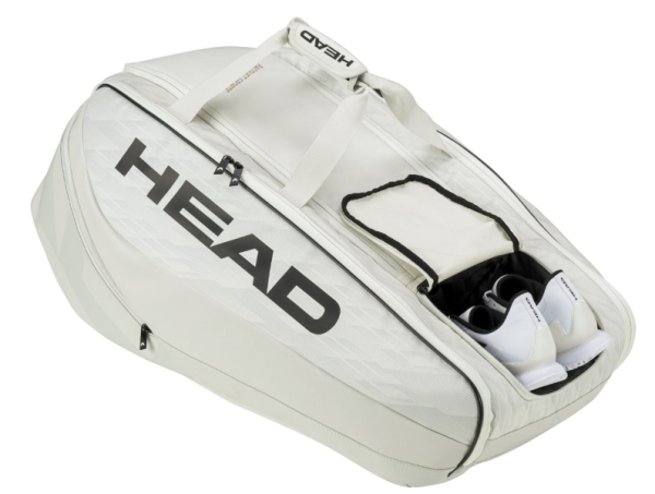 Τσάντα HEAD Pro X Racket Tennis Bag XL (Corduroy White-Black)