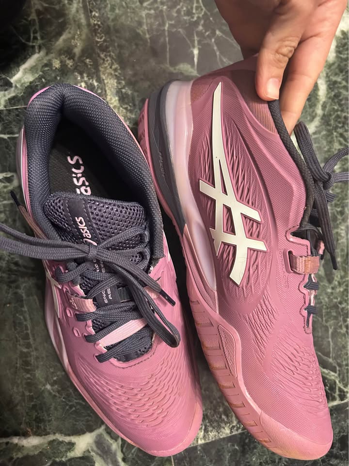 Γυναικεία Παπούτσια Τέννις Λιλά - ASICS GEL-RESOLUTION X - Νο38 - Image 4