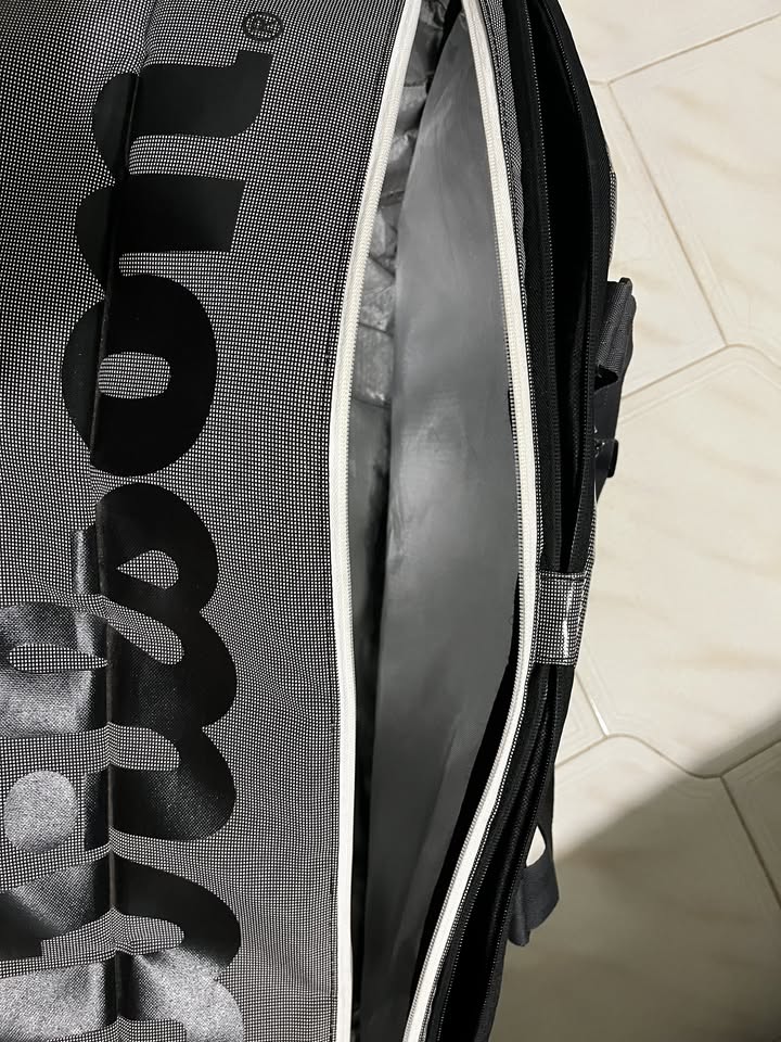 Wilson Super Tour 2 Comp Large Black/Grey - Image 5