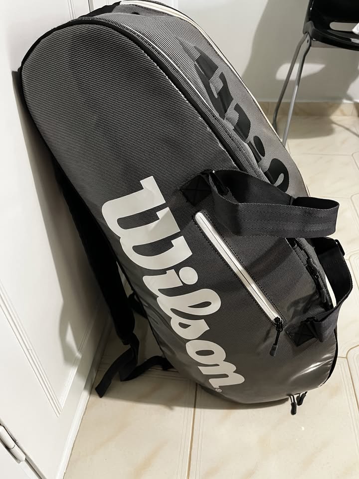 Wilson Super Tour 2 Comp Large Black/Grey - Image 3
