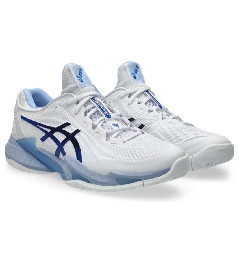 Asics Court FF 3 Novak - white/tuna blue-all court