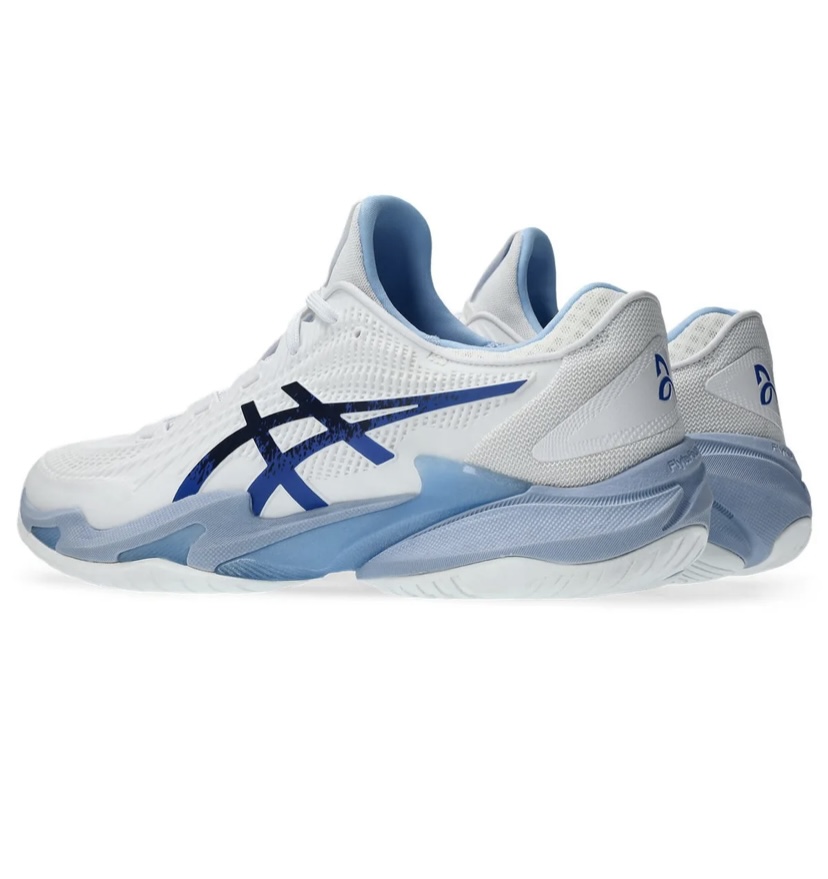 Asics Court FF 3 Novak - white/tuna blue-all court - Image 2