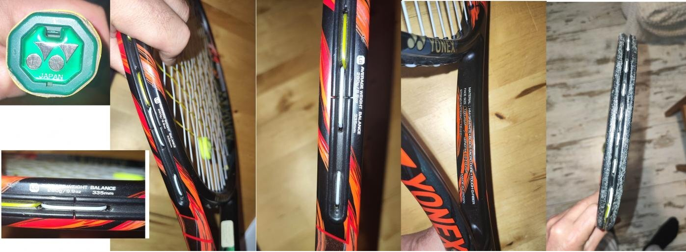 yonex vcore duel g 100-280gr